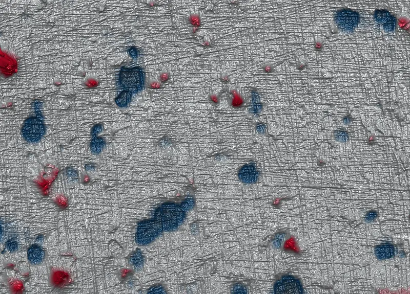 腐蚀的金属表面